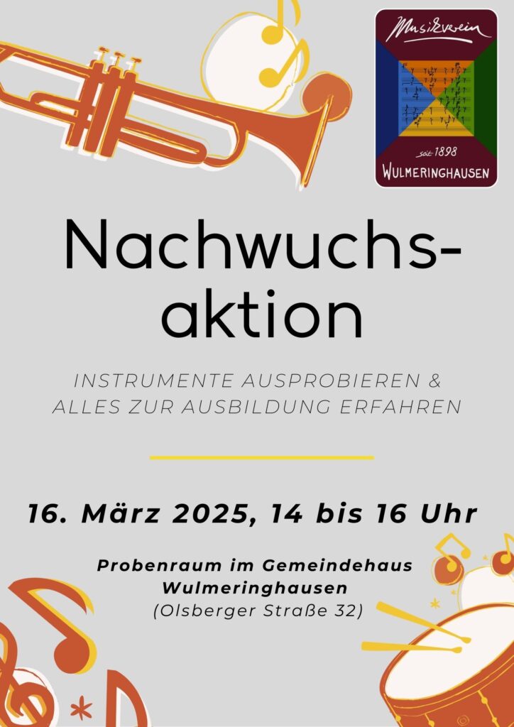 Flyer Nachwuchsaktion 2025